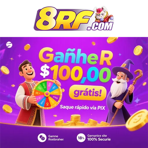 8RF Ganhe R$ 100,00 Gratis